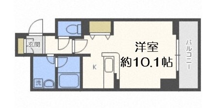 BRAVI南堀江の物件間取画像