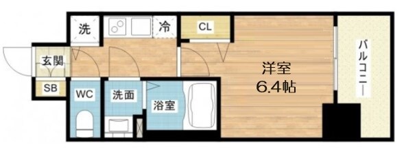 レオンコンフォート阿波座西の物件間取画像