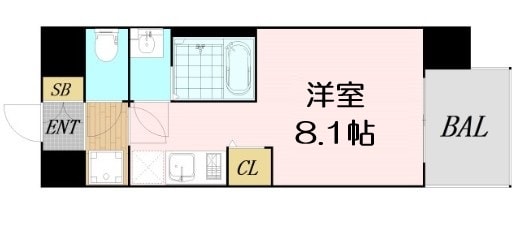 セレニテ十三ミラクの物件間取画像