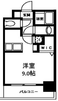 サムティ西梅田グロリエの物件間取画像