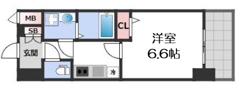 ベイサイドパークOSAKAサウスレジデンシスの物件間取画像