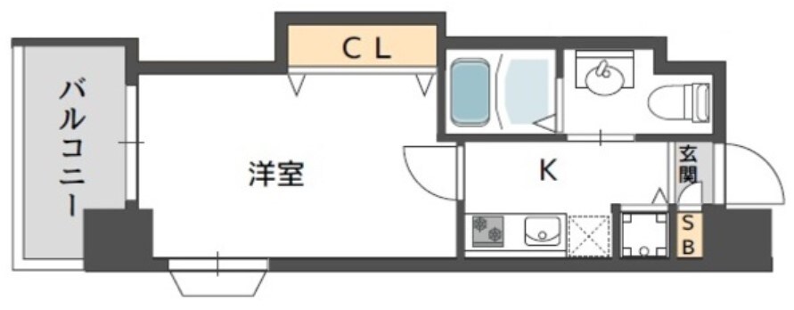 ラ・フォルム梅田northの物件間取画像