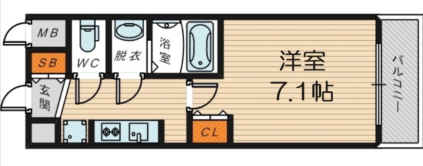 S-RESIDENCE都島の物件間取画像