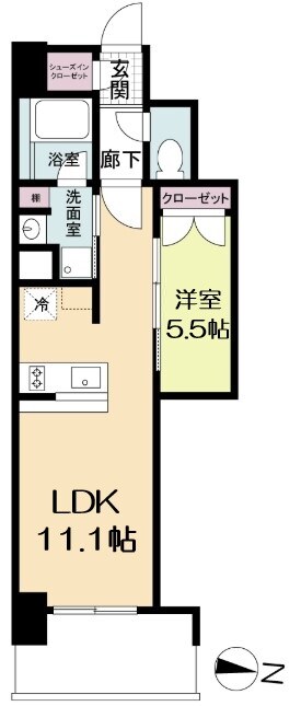 リビオメゾン新大阪の物件間取画像