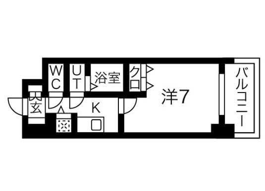 シャルマンパレ淡路の物件間取画像