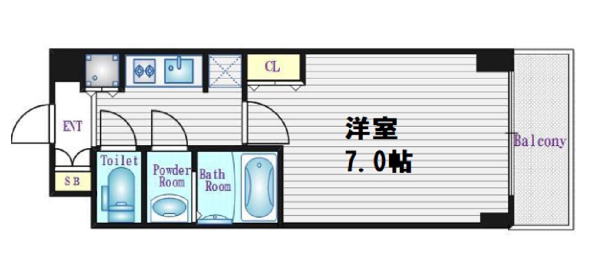 S-RESIDENCE都島の物件間取画像