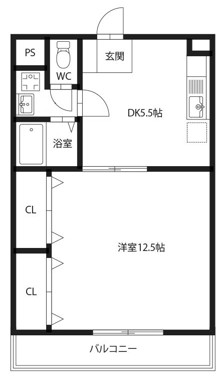 ルミナス原の物件間取画像