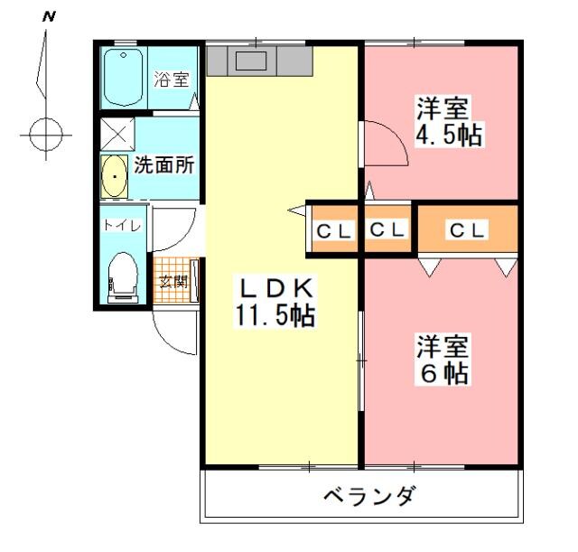 物件間取画像