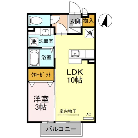 ローズ宮ケ島の物件間取画像