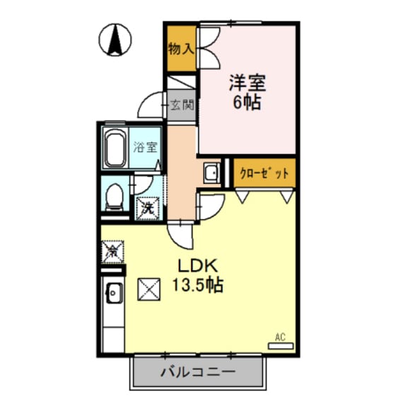 セジュール経堂の物件間取画像