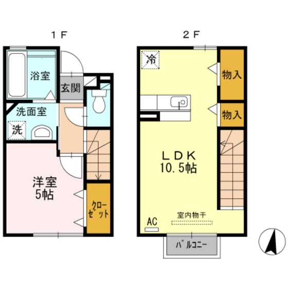 D-room金泉寺の物件間取画像