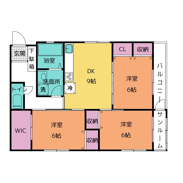 ルミエールの物件間取画像