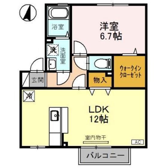 ロミオ・グレース　A棟の物件間取画像