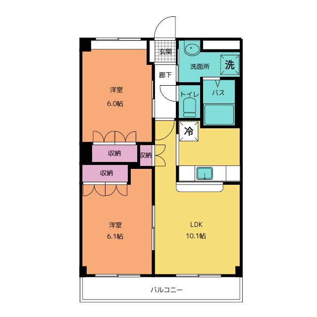 ポラリス北極星の物件間取画像