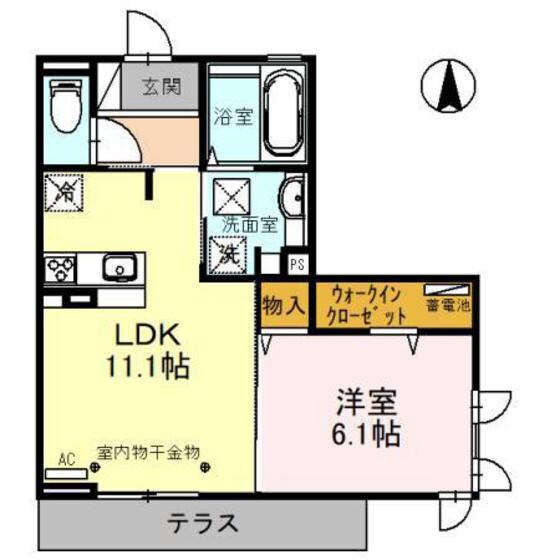 フローリッシュの物件間取画像