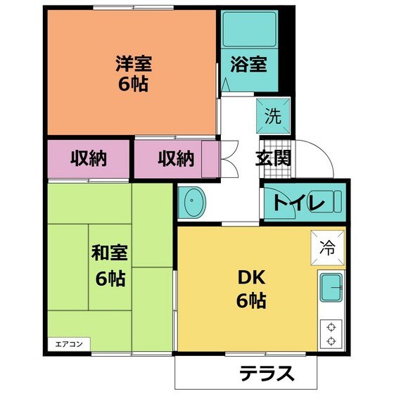プレジール犬島の物件間取画像