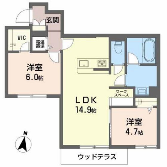 Dreamio堀川小泉の物件間取画像