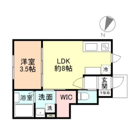 Dieci A棟の物件間取画像