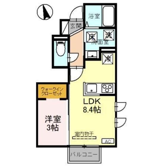 パチオーリ五福末広町の物件間取画像