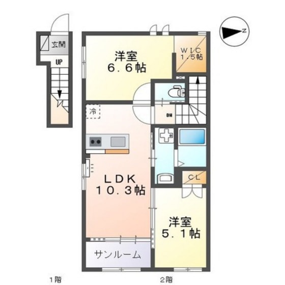 ステラポートの物件間取画像