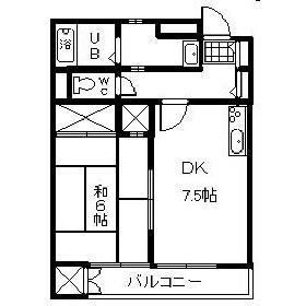 サンシャインＢの物件間取画像