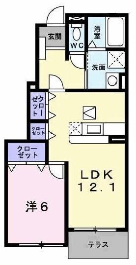 ウィル　ヴェスティージ　壱番館の物件間取画像