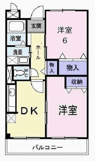 クインシー１５の物件間取画像