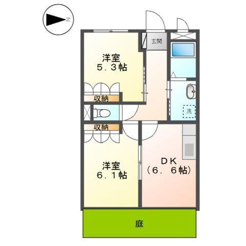 グランディール出石の物件間取画像