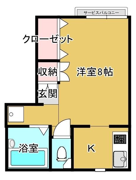 サンライフ松本の物件間取画像