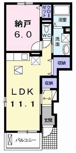 モス　フロックス　ノイの物件間取画像