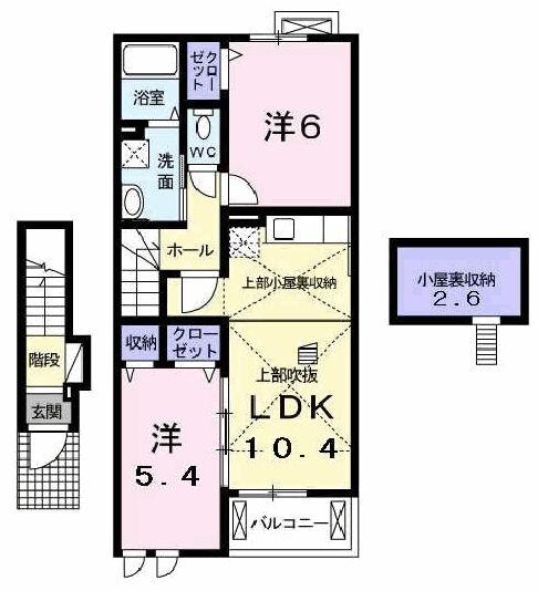 モス　フロックス　ノイの物件間取画像