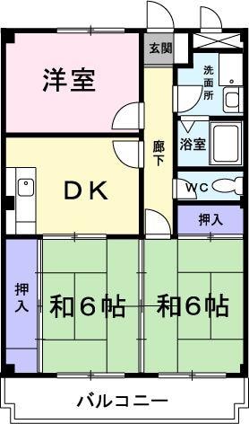 パインコートの物件間取画像