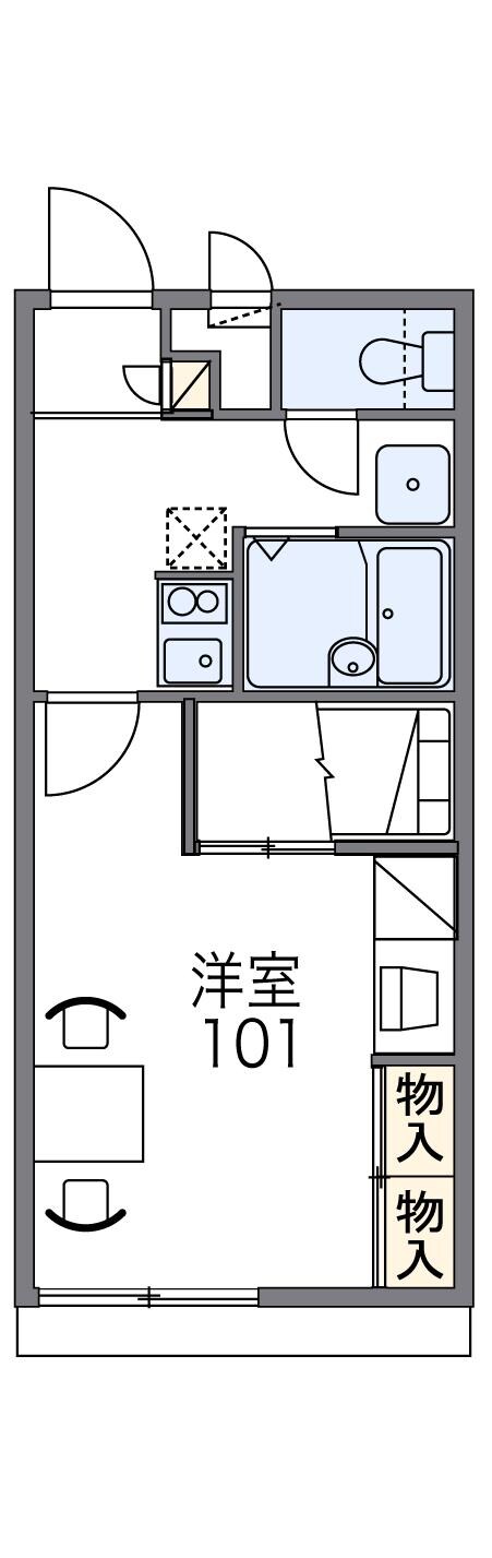 レオパレスＩＫＫＯの物件間取画像