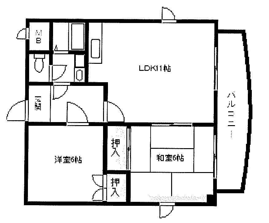 シティライフ保城の物件間取画像