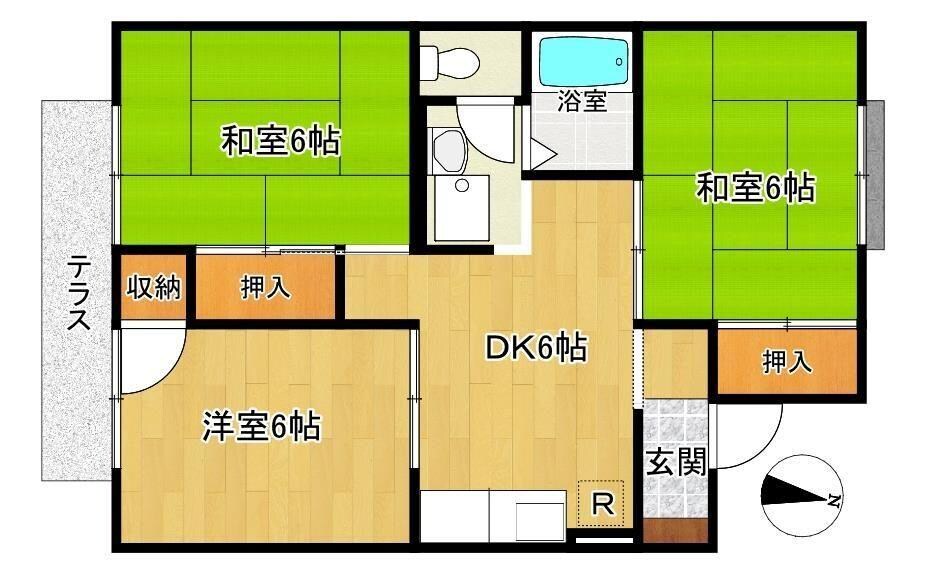 セジュール池上の物件間取画像
