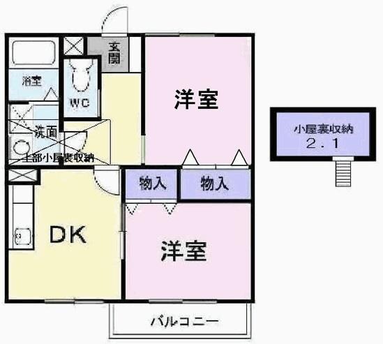 サンセールIIIの物件間取画像