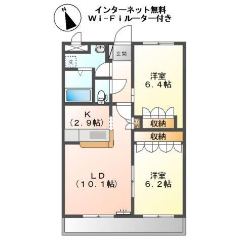 フィールドヴィレッジの物件間取画像