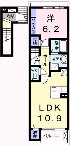 ノアＢの物件間取画像