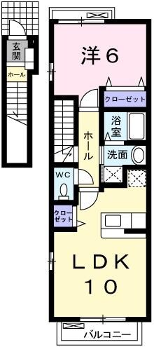 アドラブール　ラシュレIIの物件間取画像