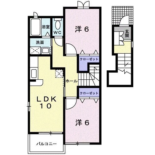 アヴァンティ黒井IIの物件間取画像