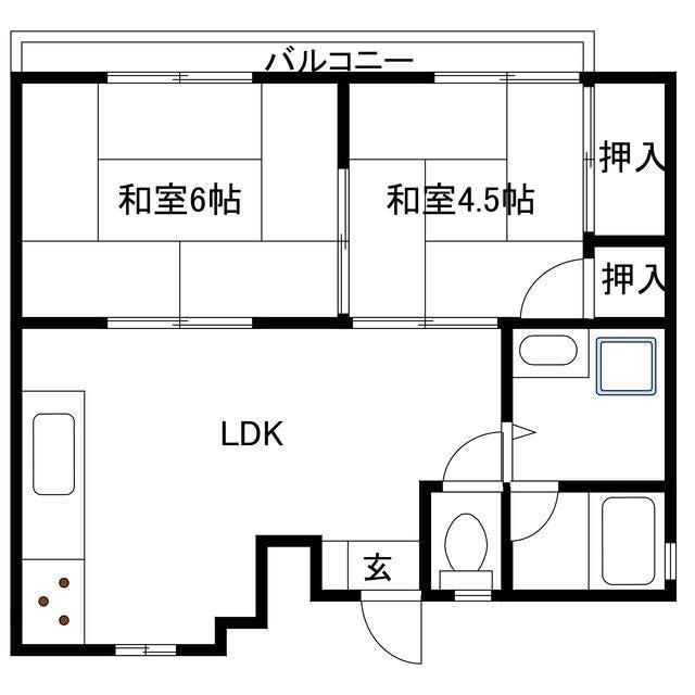 マウントハイツの物件間取画像