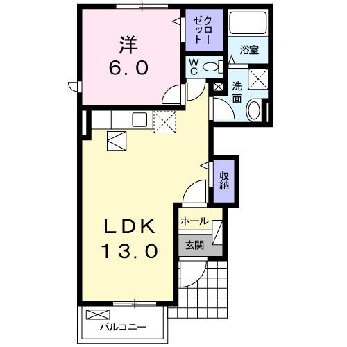 ウィル　ヴェスティージ　伍番館の物件間取画像