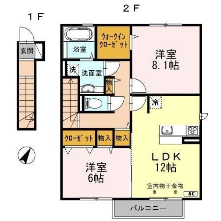 サンハイムの物件間取画像