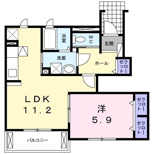 メイフラワーの物件間取画像