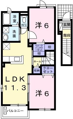 ボヌール　メゾンの物件間取画像