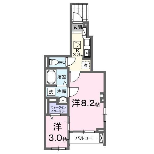 チェルシーの物件間取画像