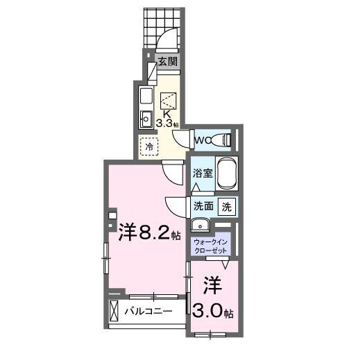 チェルシーの物件間取画像