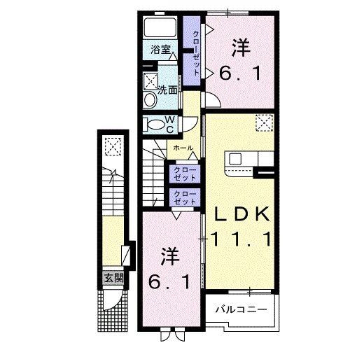 （仮）山田町システム型アパートの物件間取画像