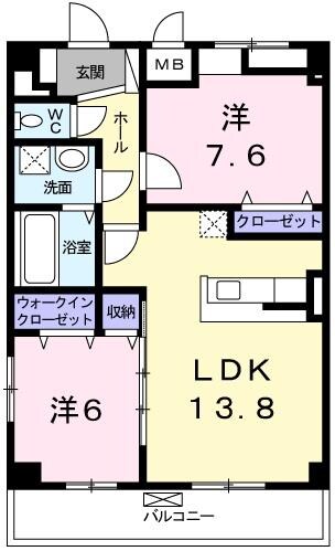 アネックス・ウエスト２１の物件間取画像