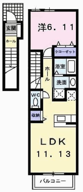 アルコバレーノIの物件間取画像